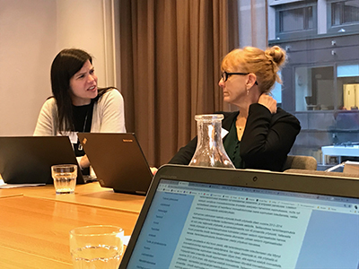 Discussion between Norway's and Sweden's representatives